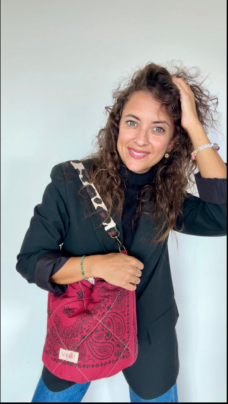 sac seau "Saparella" Burgundy