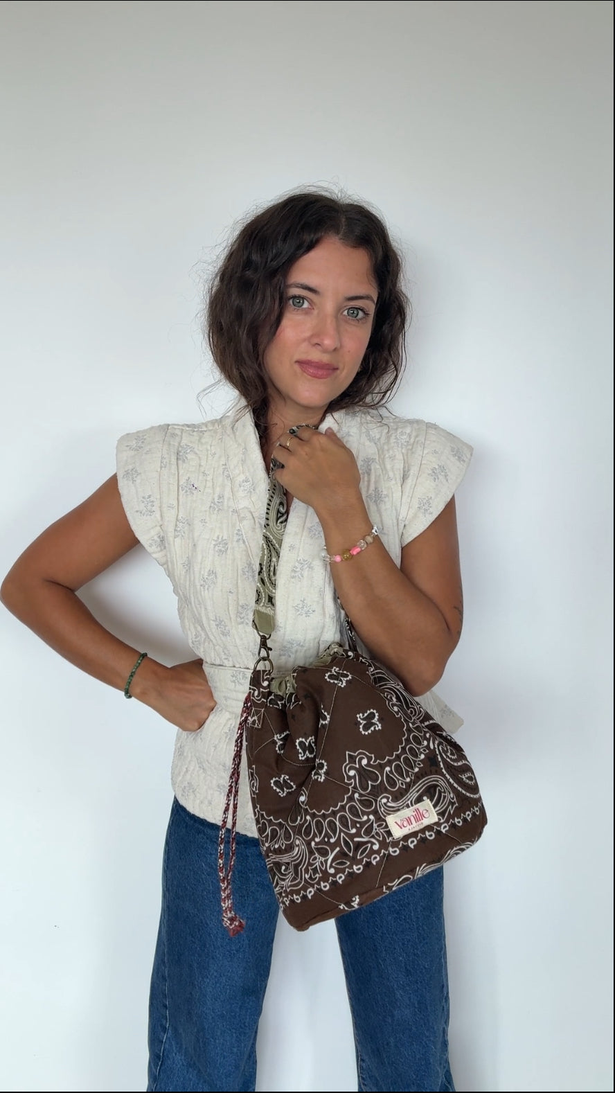 sac seau "Saparella" Chocolat