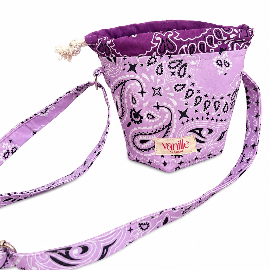 Sac Seau Bandana Enfant Lilas