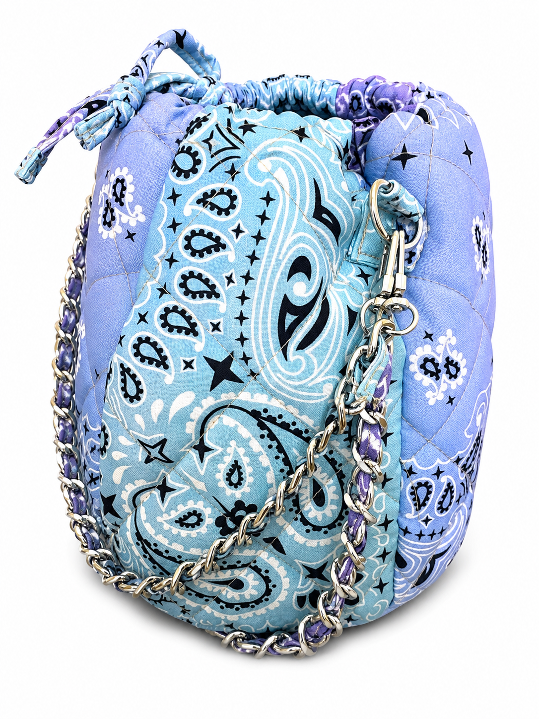 Sac Chaîne Tie&Dye Bleu