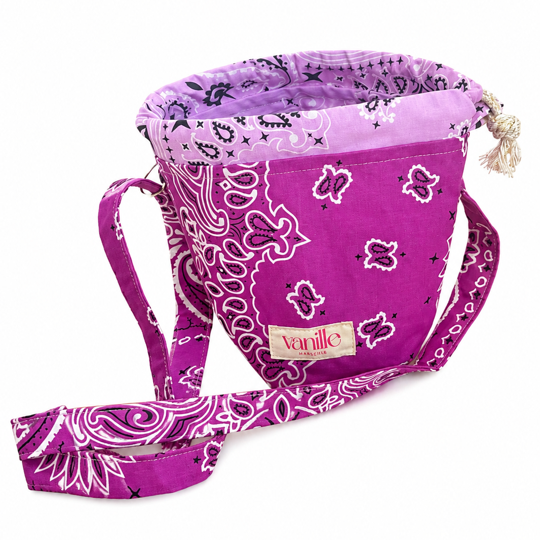 Sac Seau Bandana Enfant Fushia