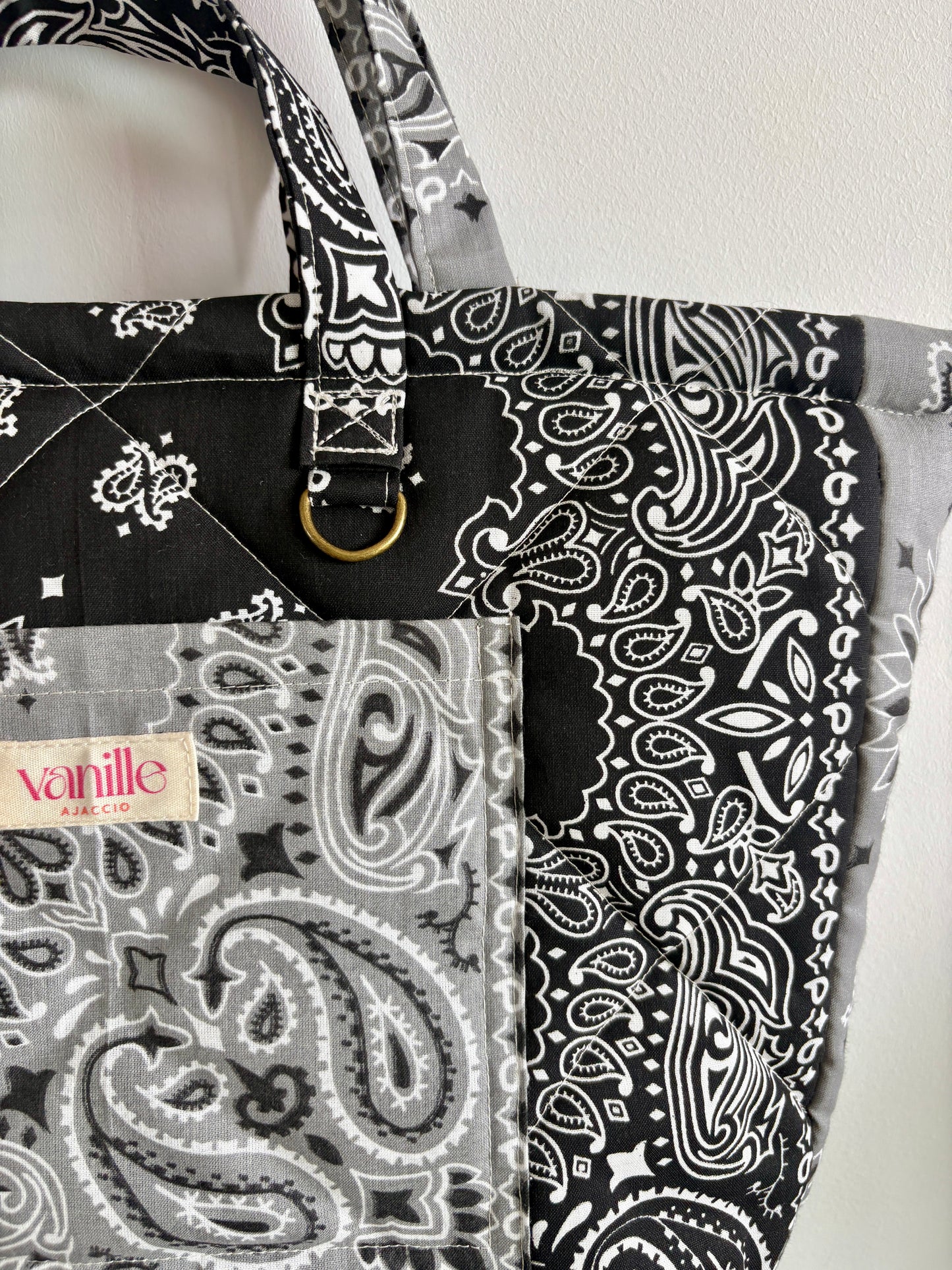 Sac "Saint Cyp" Noir et gris