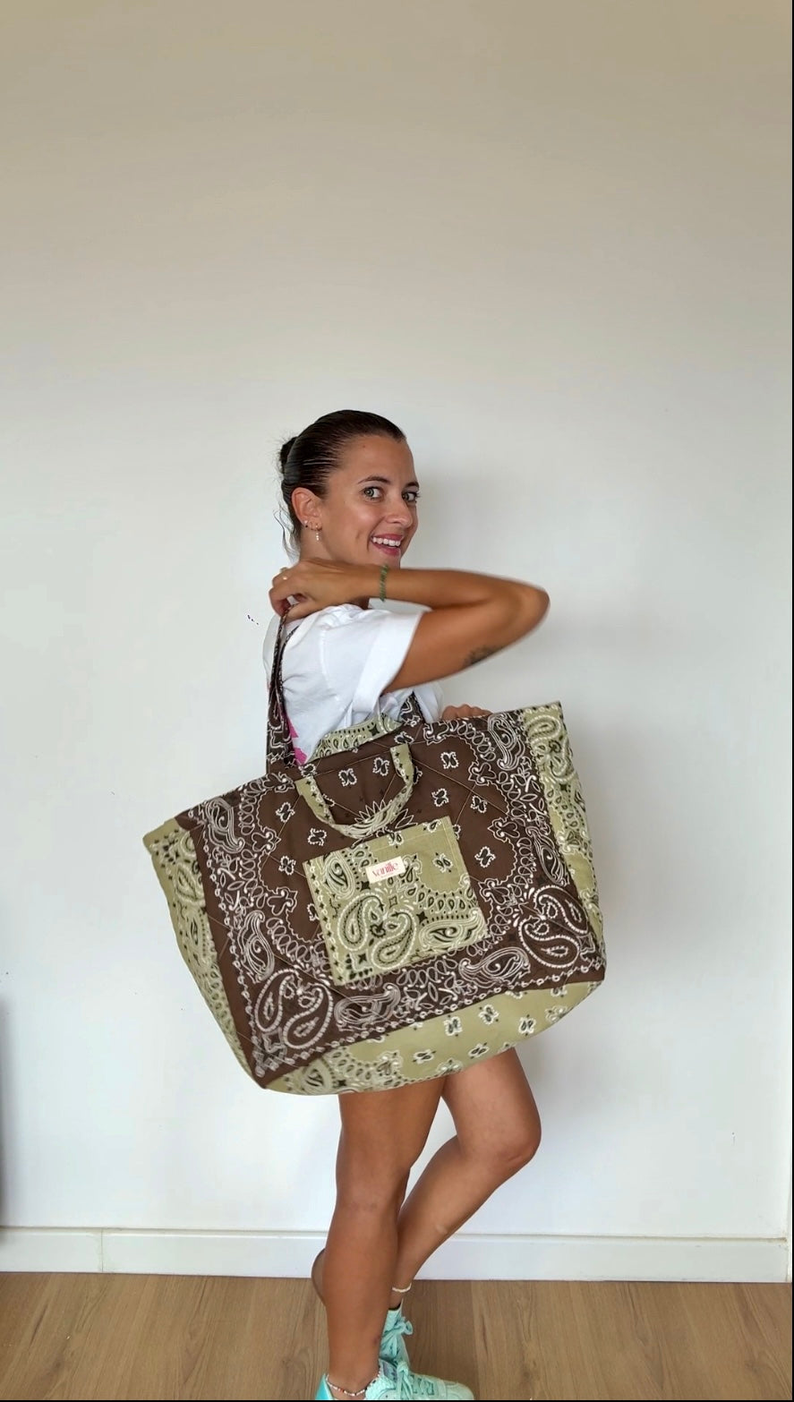 Sac "Saint Cyp" Chocolat et beige