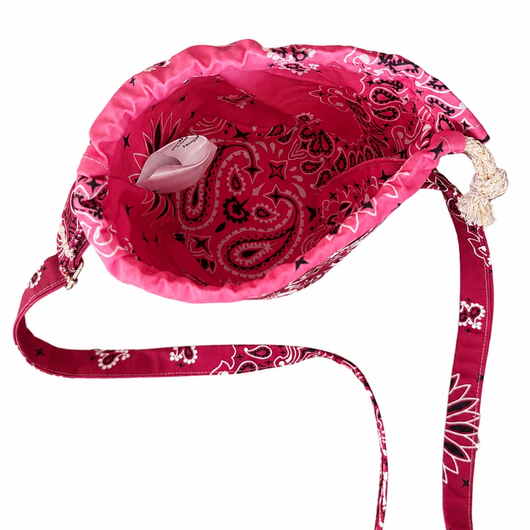 Sac Seau Bandana Enfant Bordeaux