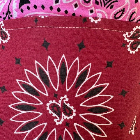 Sac Seau Bandana  Bordeaux