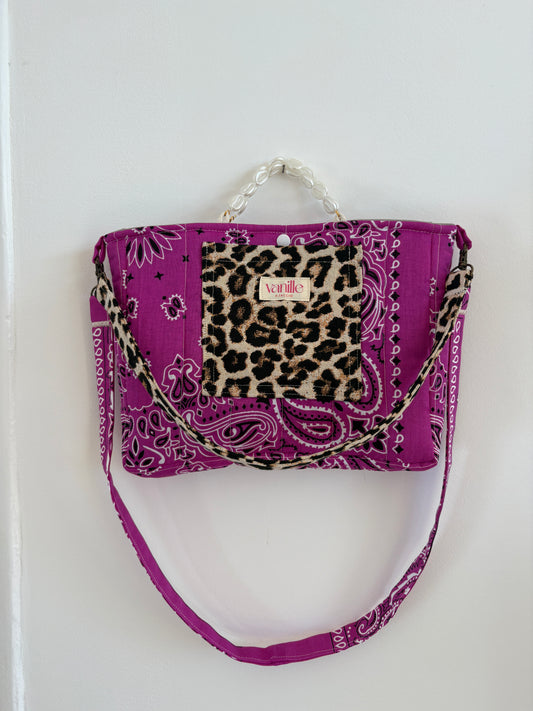 Sac "Ajaccio Leo" fushia