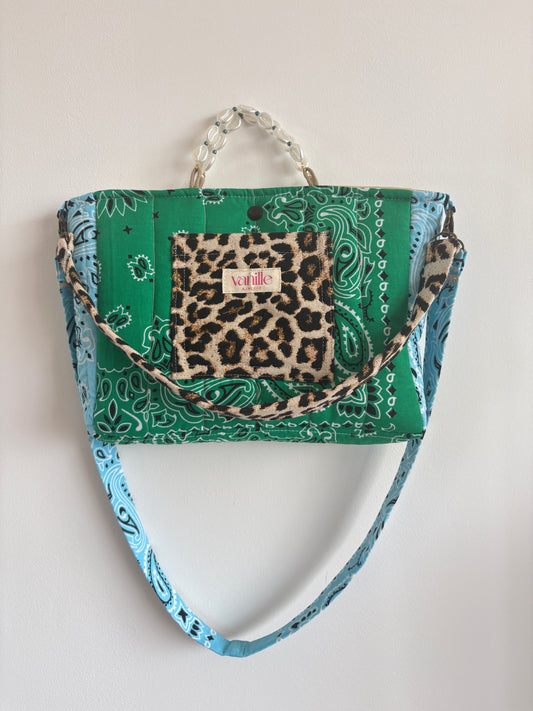 Sac "Ajaccio Leo" sapin et bleu