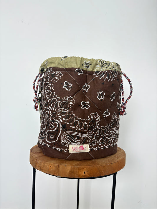 sac seau "Saparella" Chocolat