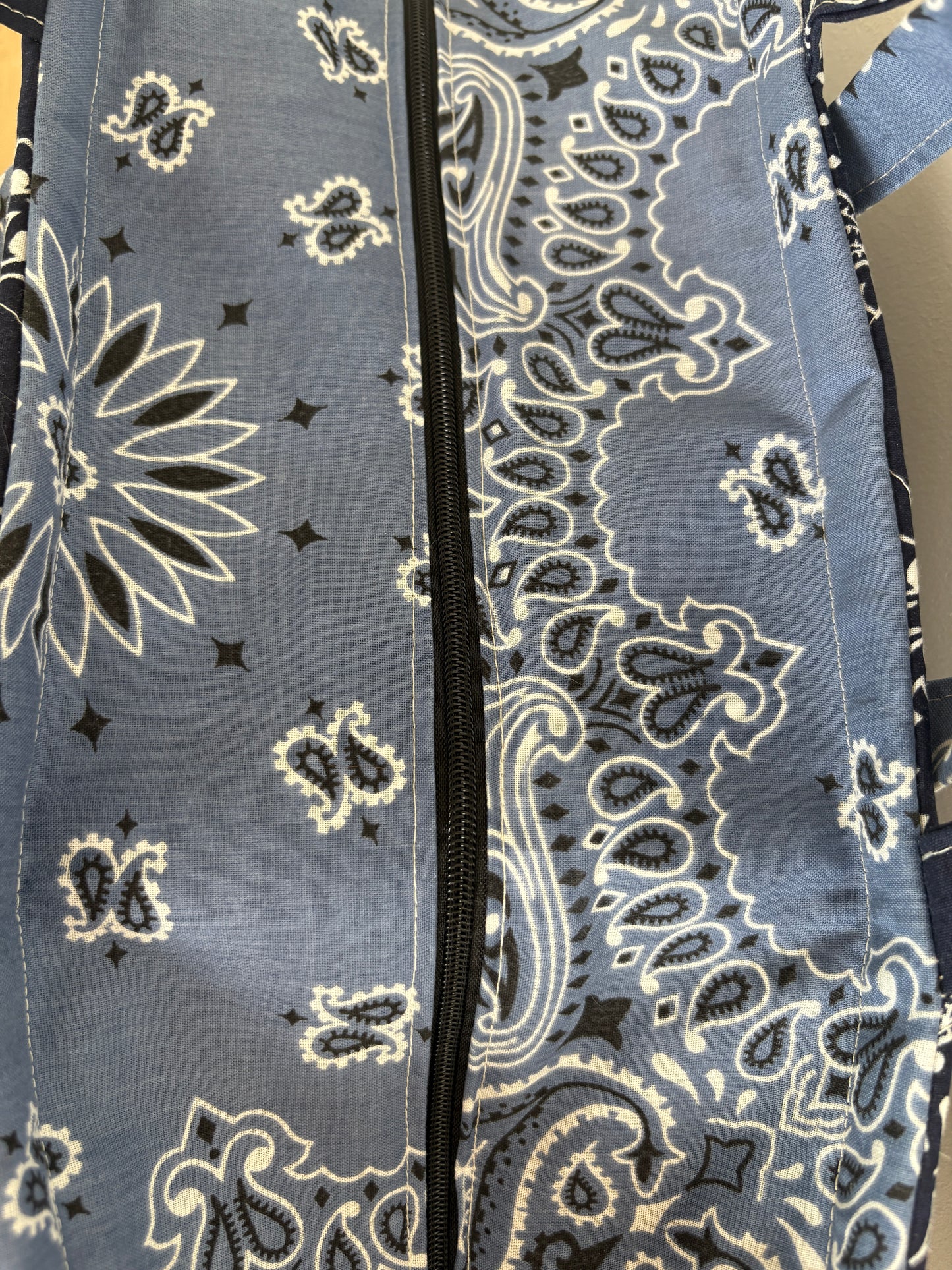 Sac "Saint Cyp" Marine et Chambray