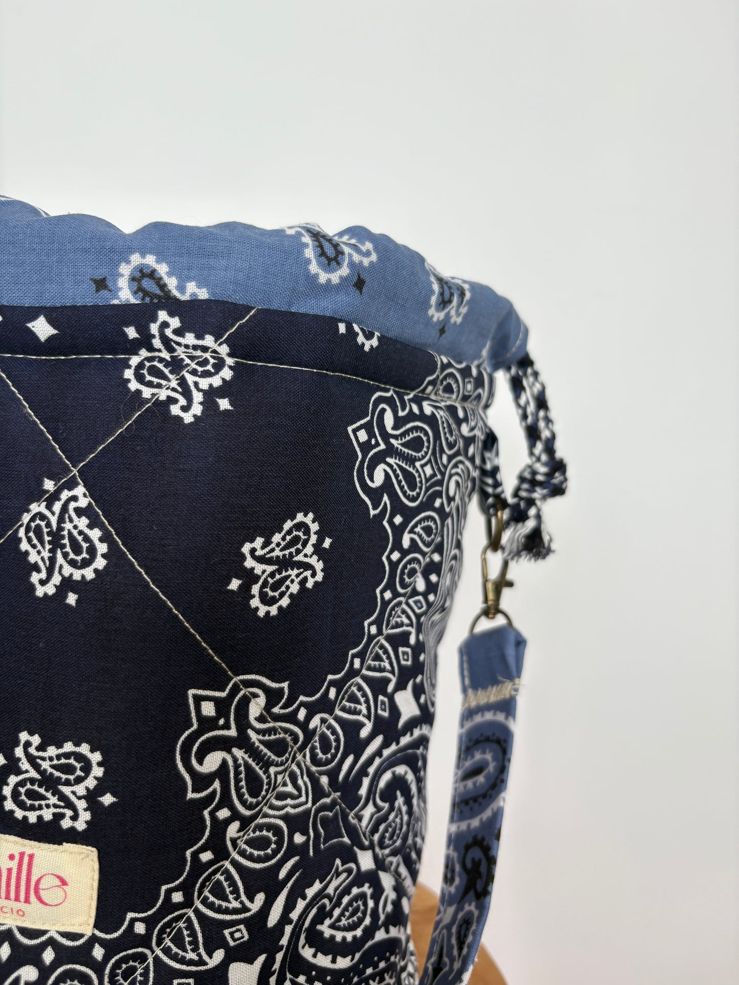 sac seau "Saparella" Marine et Chambray