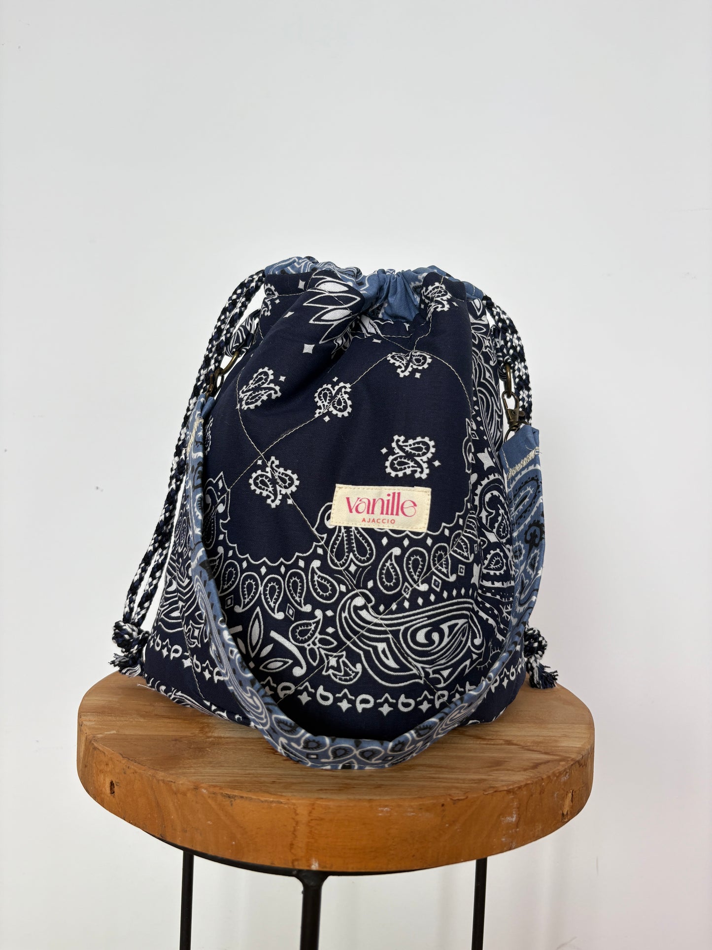 sac seau "Saparella" Marine et Chambray