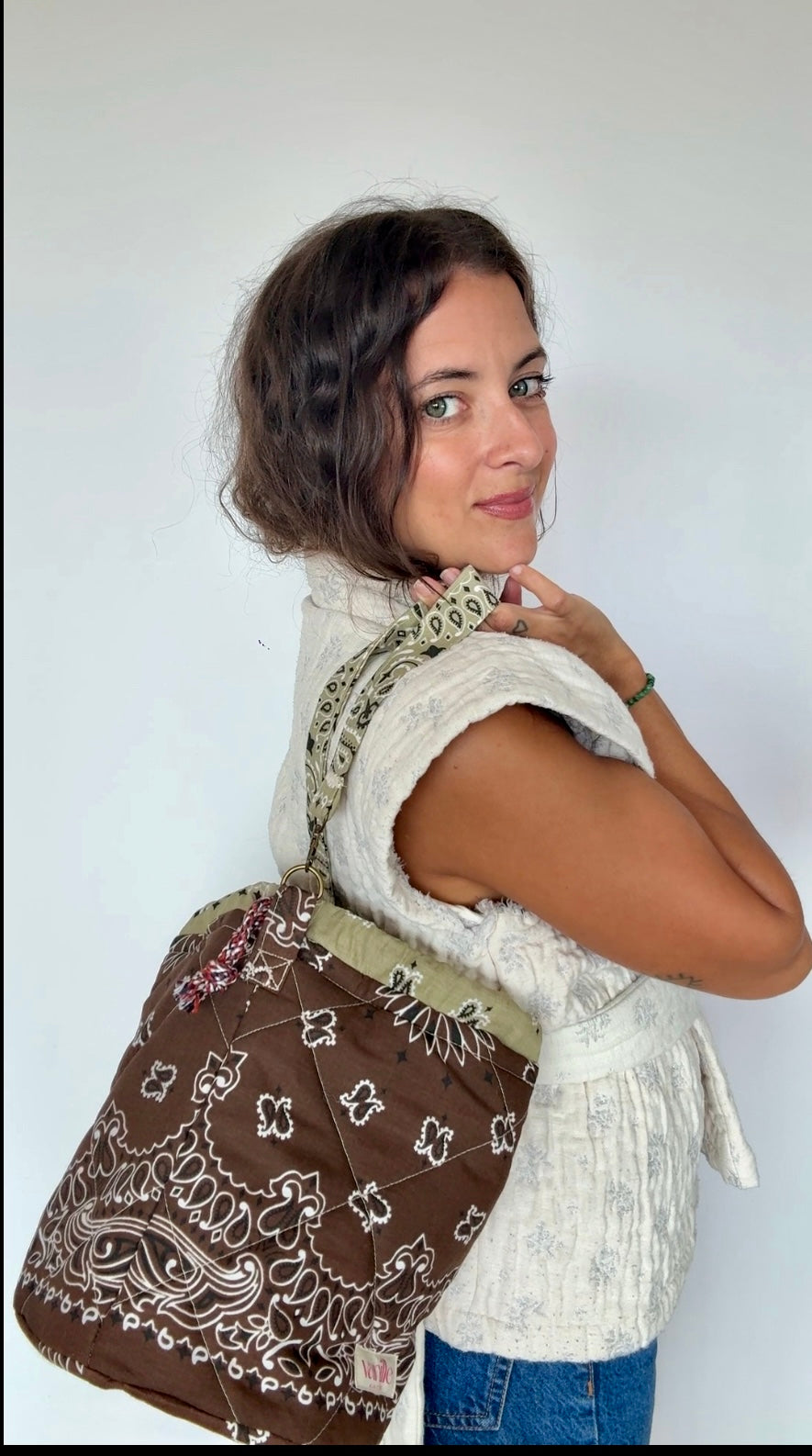 sac seau "Saparella" Chocolat