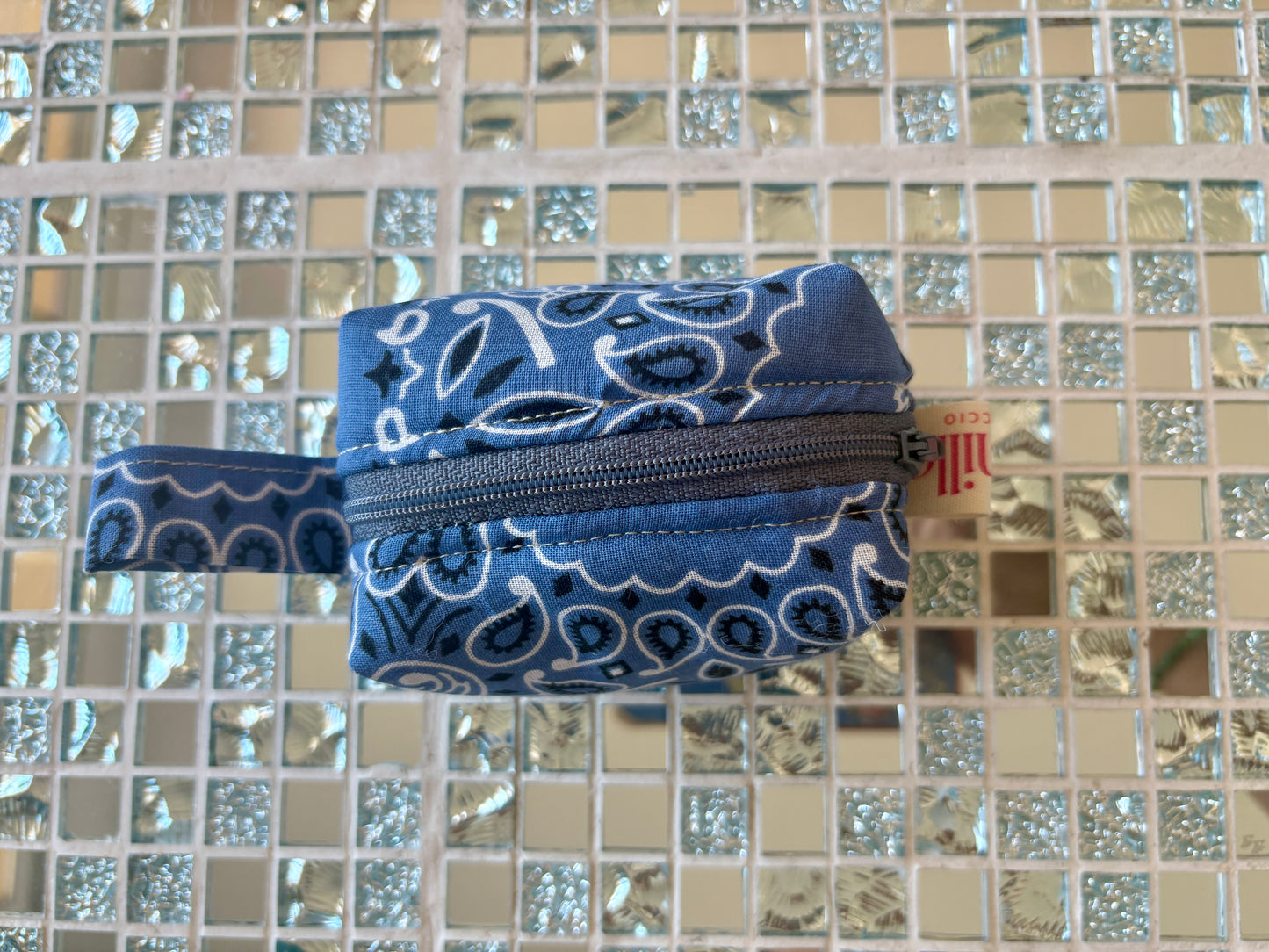 Mini trousse Chambray