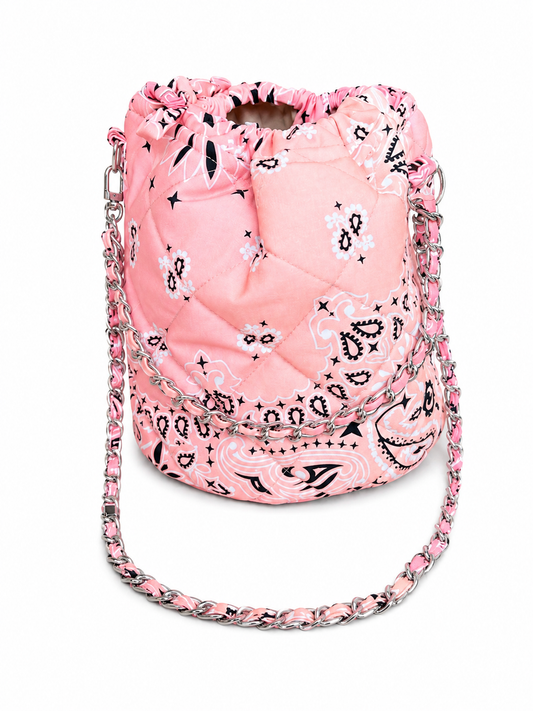 Sac Chaîne Tie&Dye Pêche