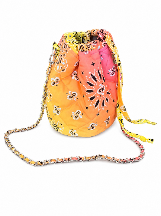 Sac Chaîne Tie&Dye Jaune Orange
