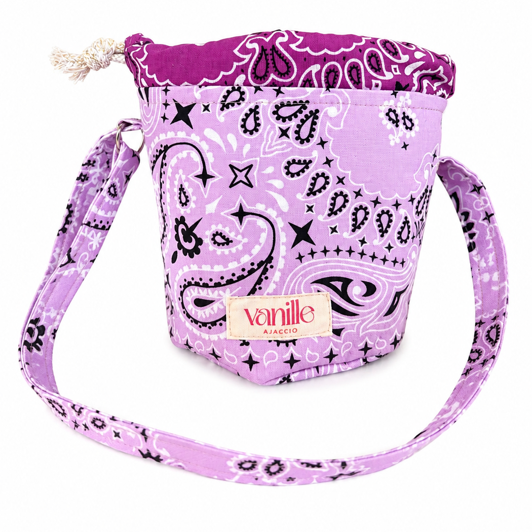 Sac Seau Bandana Enfant Lilas