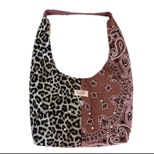 Sac Hobo Bandana Marron