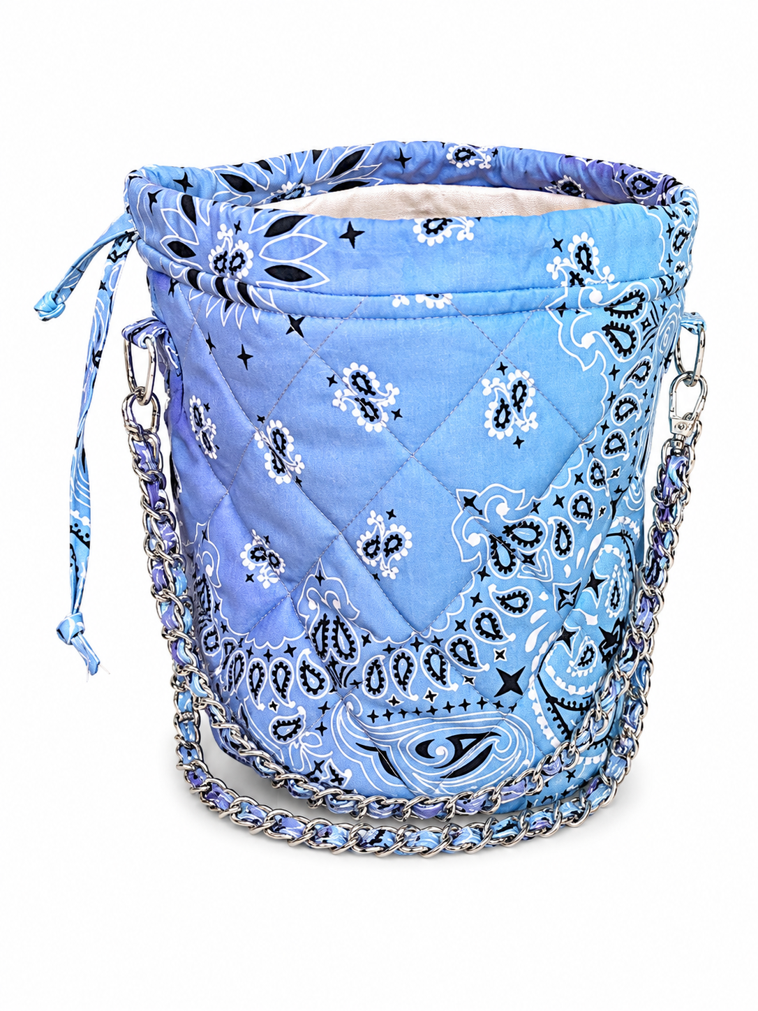 Sac Chaîne Tie&Dye Bleu