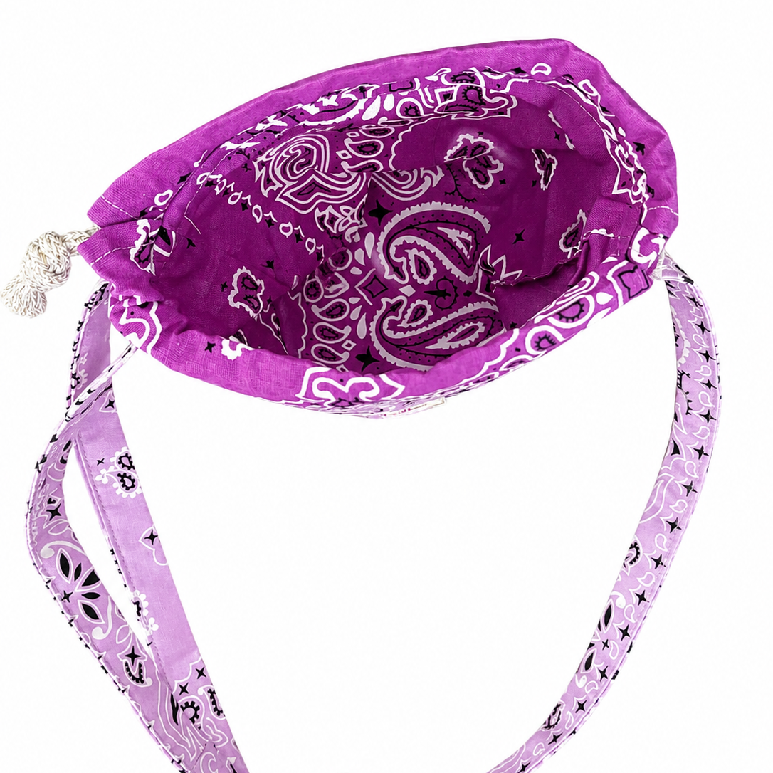 Sac Seau Bandana Enfant Lilas