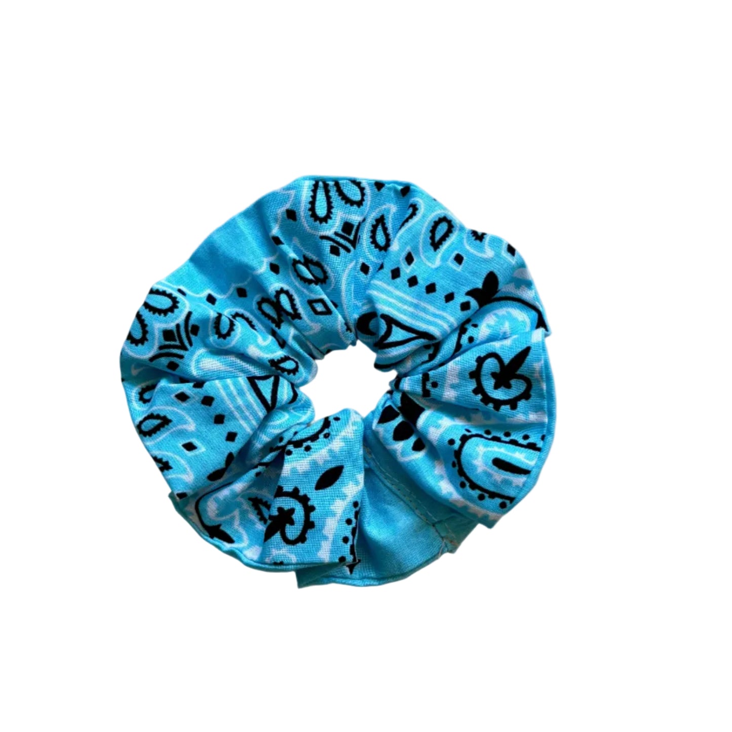 Chouchou Bandana Bleu Turquoise