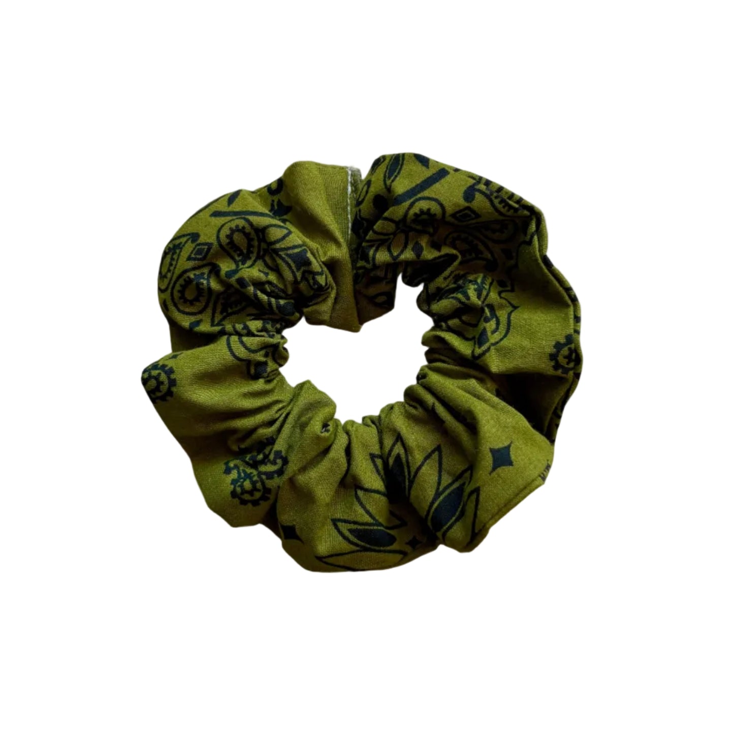 Chouchou Bandana Vert Kaki