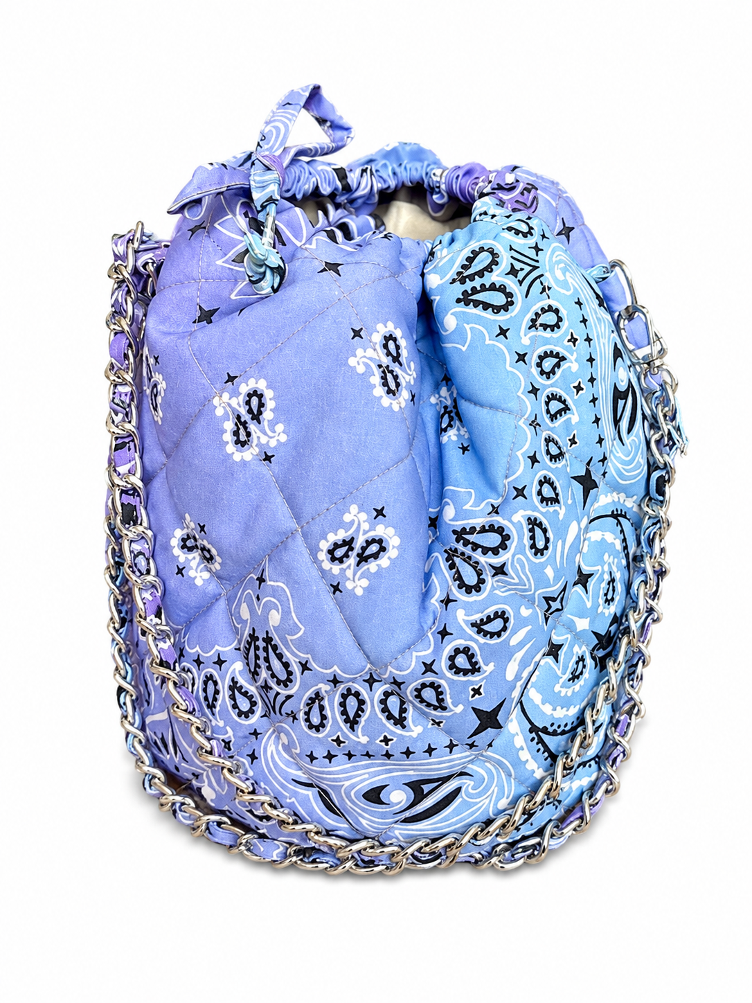 Sac Chaîne Tie&Dye Bleu