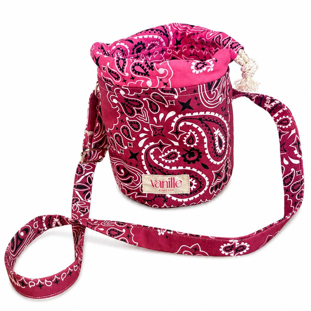 Sac Seau Bandana Enfant Bordeaux
