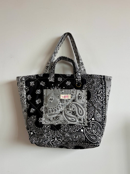 Sac "Saint Cyp" Noir et gris