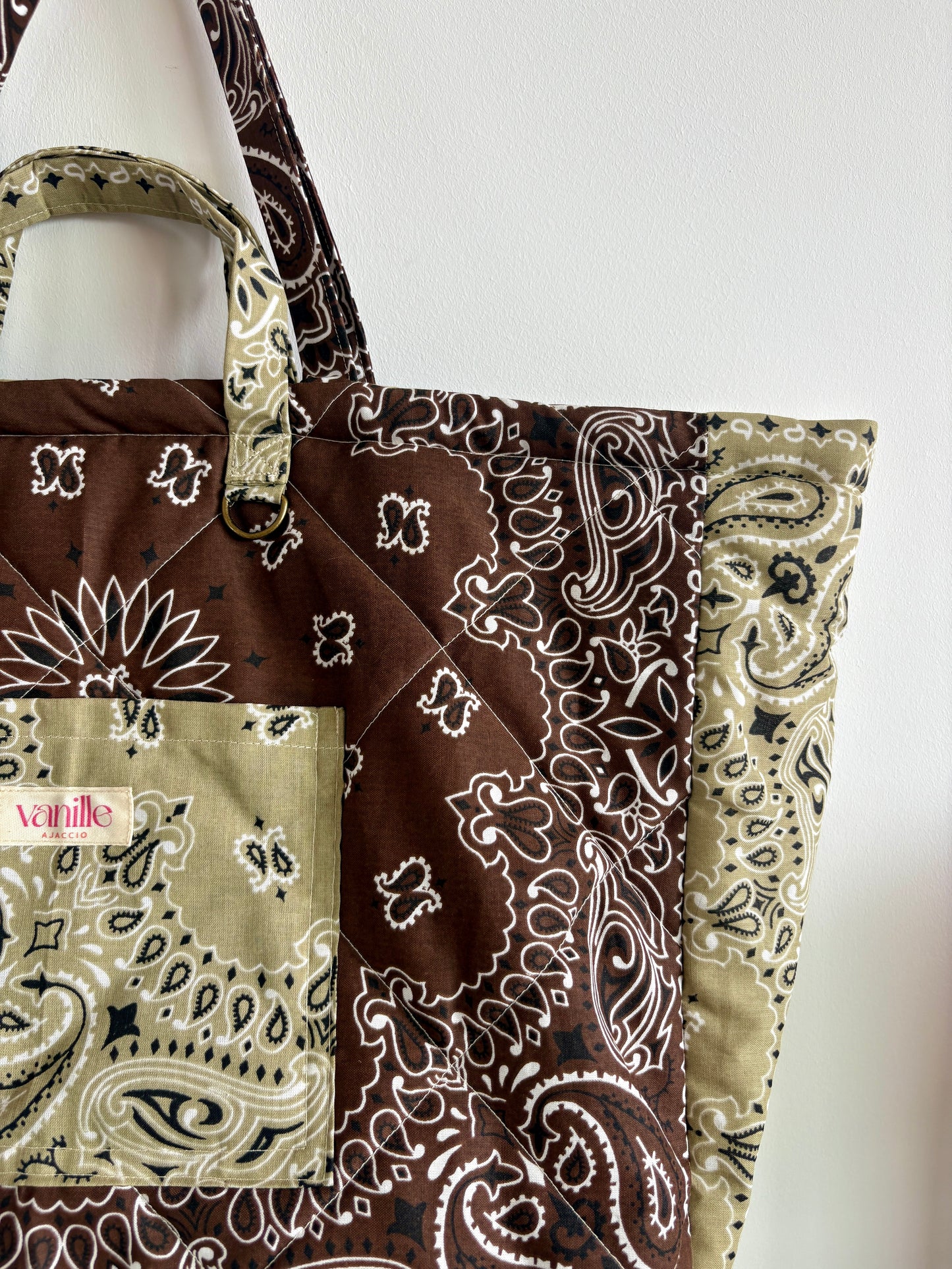 Sac "Saint Cyp" Chocolat et beige