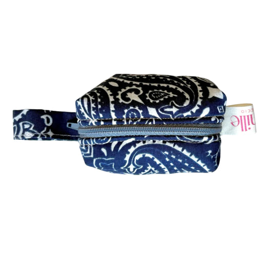 Mini Trousse Bandana Bleu Marine