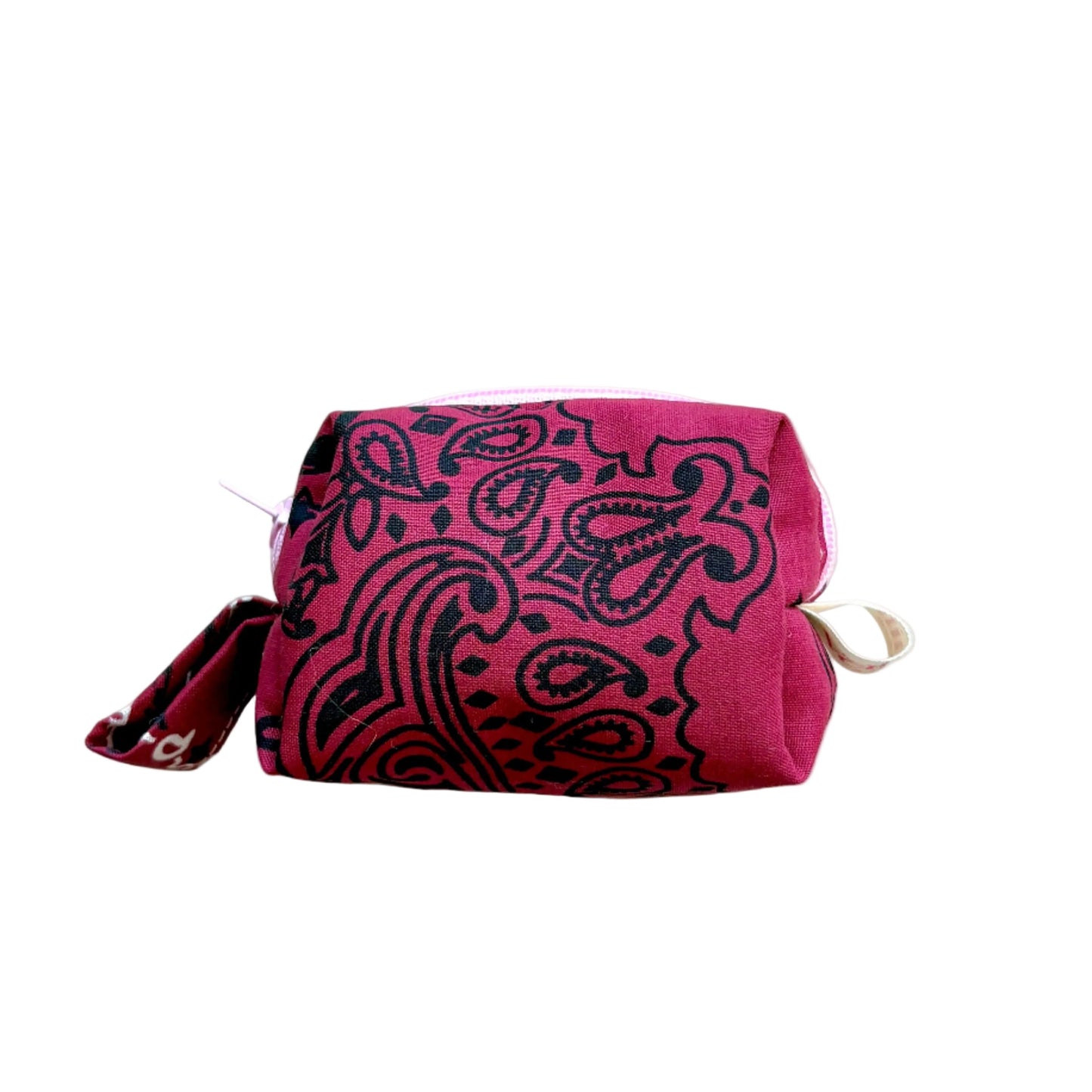 Mini Trousse Bandana Bordeaux