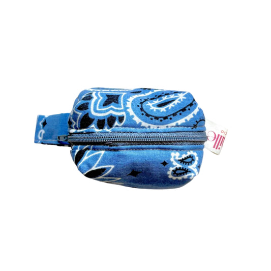 Mini Trousse Bandana Bleu Chambray