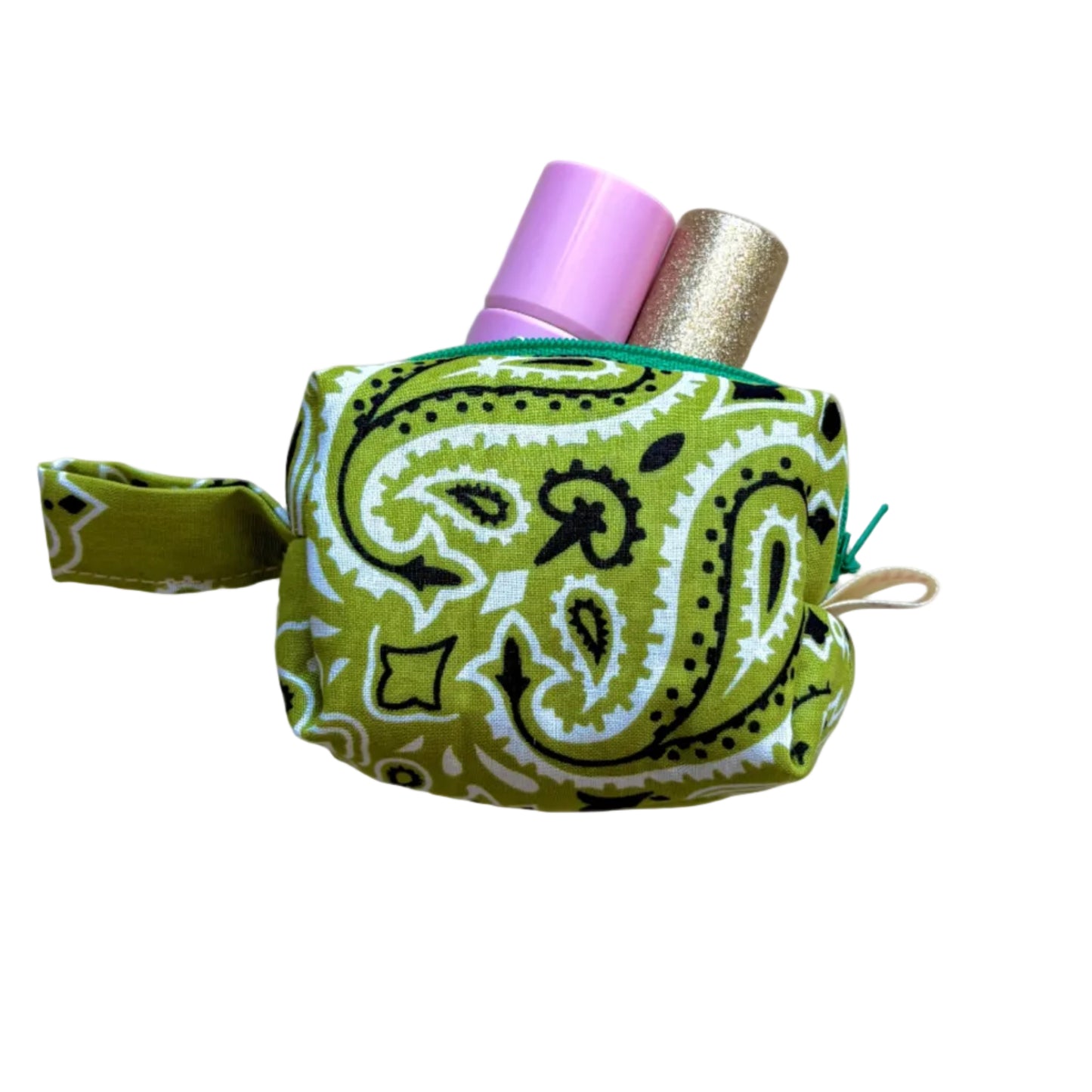 Mini Trousse Bandana Vert Pomme