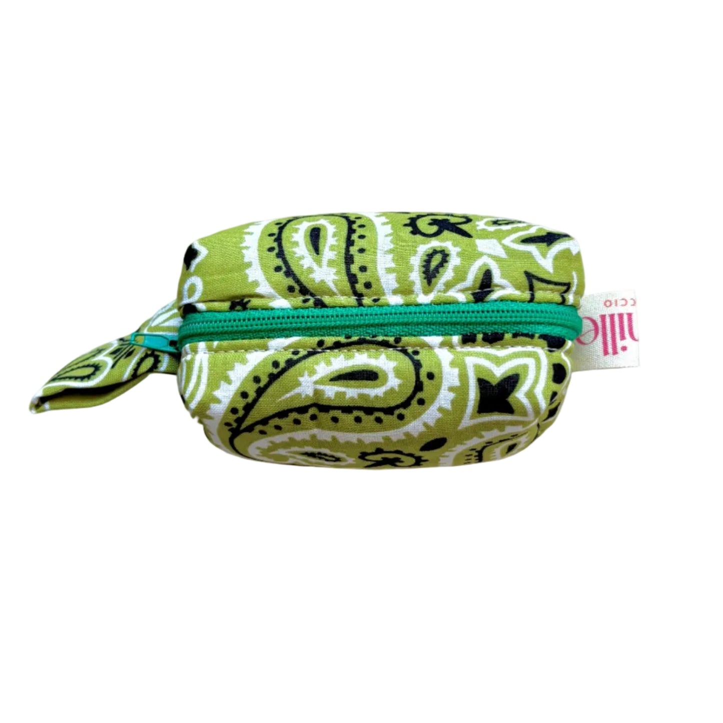 Mini Trousse Bandana Vert Pomme