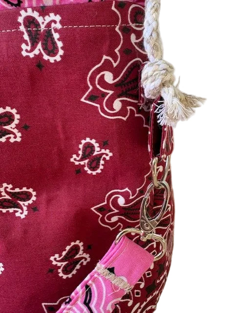 Sac Seau Bandana  Bordeaux